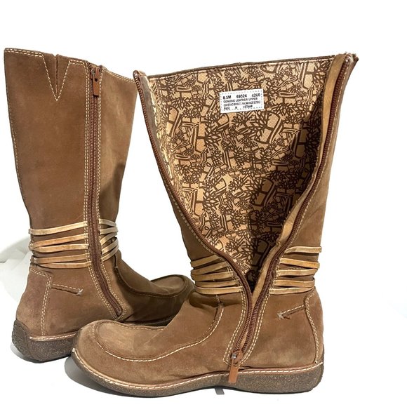 Timberland Ankle Strap Moc Zip Up Tall Boot - Picture 15 of 16